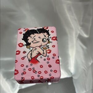 Betty Boop Pink and White Wallet NWT